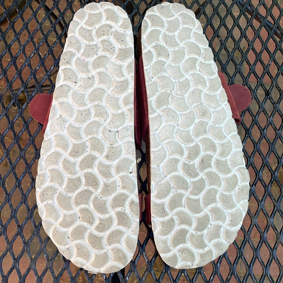 BioStep red/maroon leather sandal - Picture 7 of 7